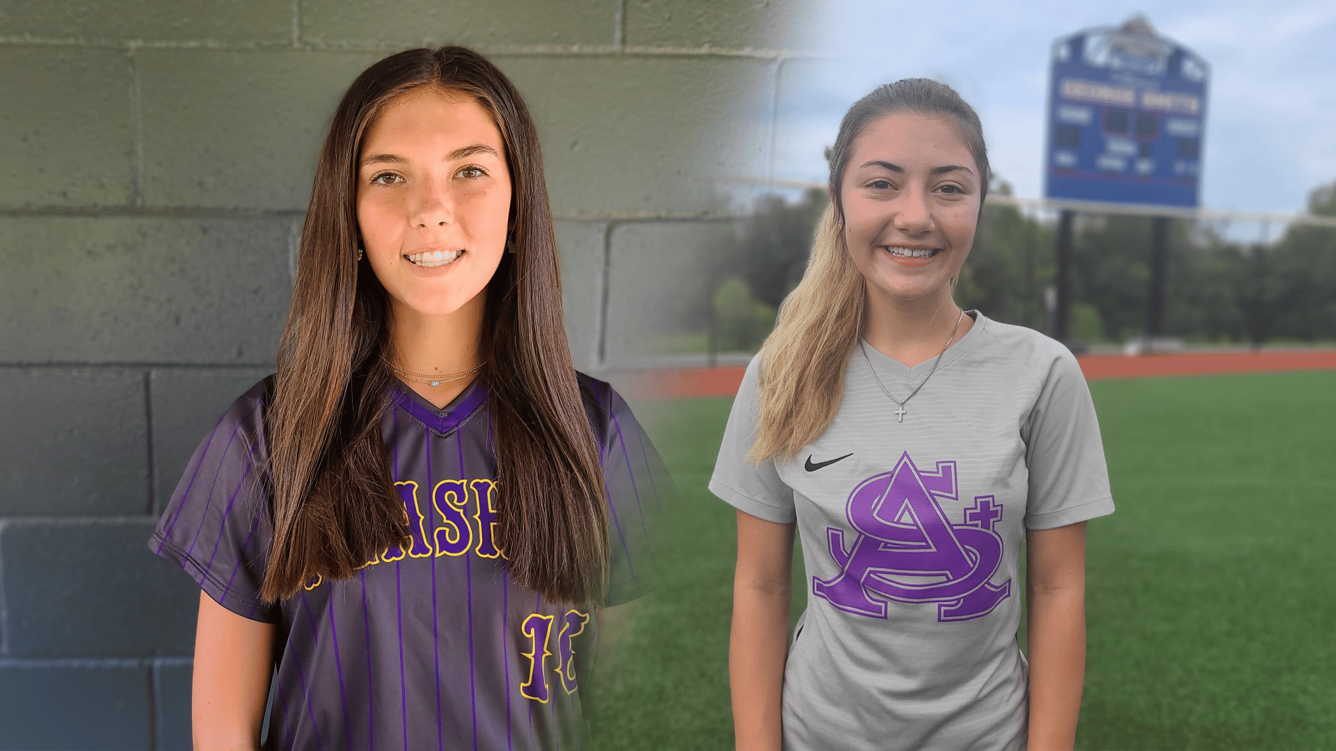 flashes softball Ruthie Britton and Lili Perniciaro