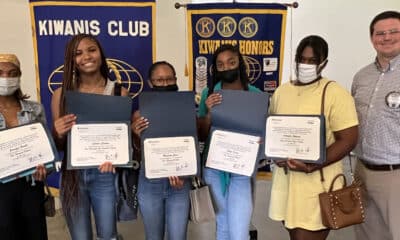 Vicksburg Kiwanis Club scholarship recipients