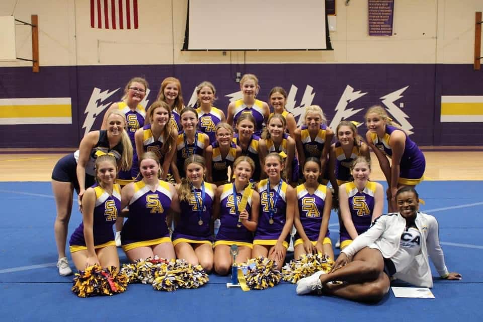 st. aloysius lady flashes cheerleaders