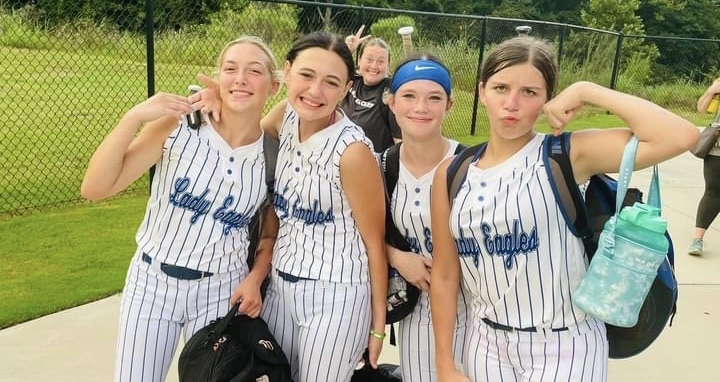 Group photo of PCA softball team