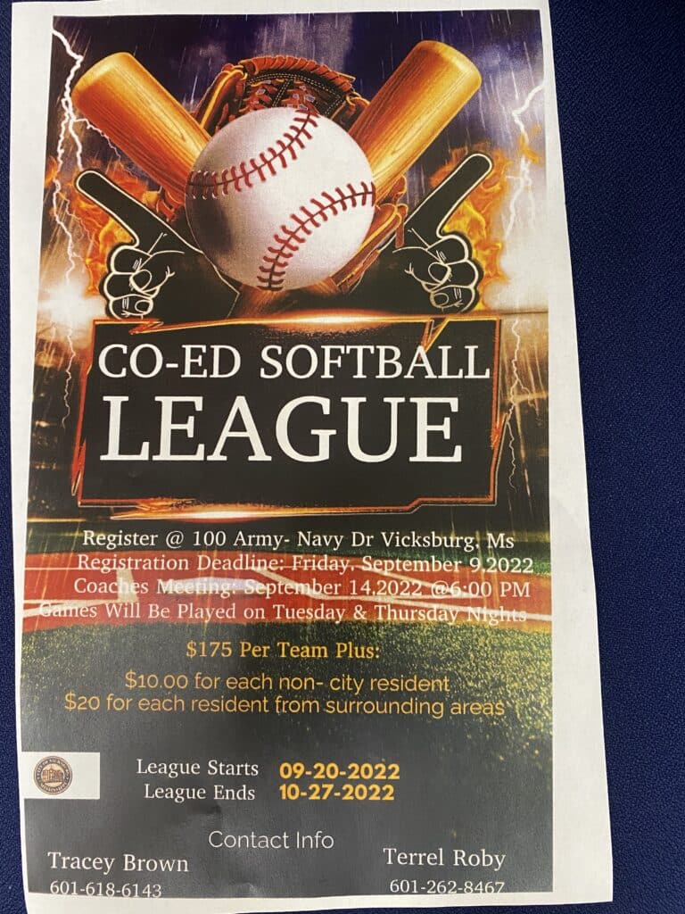 Softball flyer
