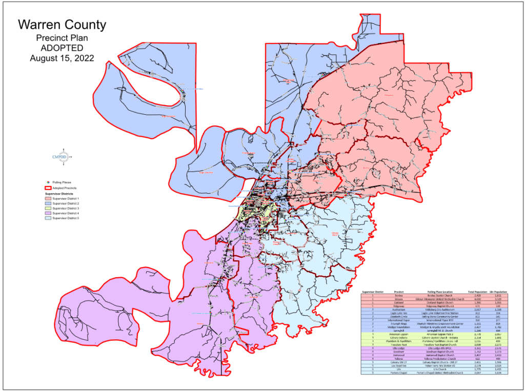 new Voting Precinct Map