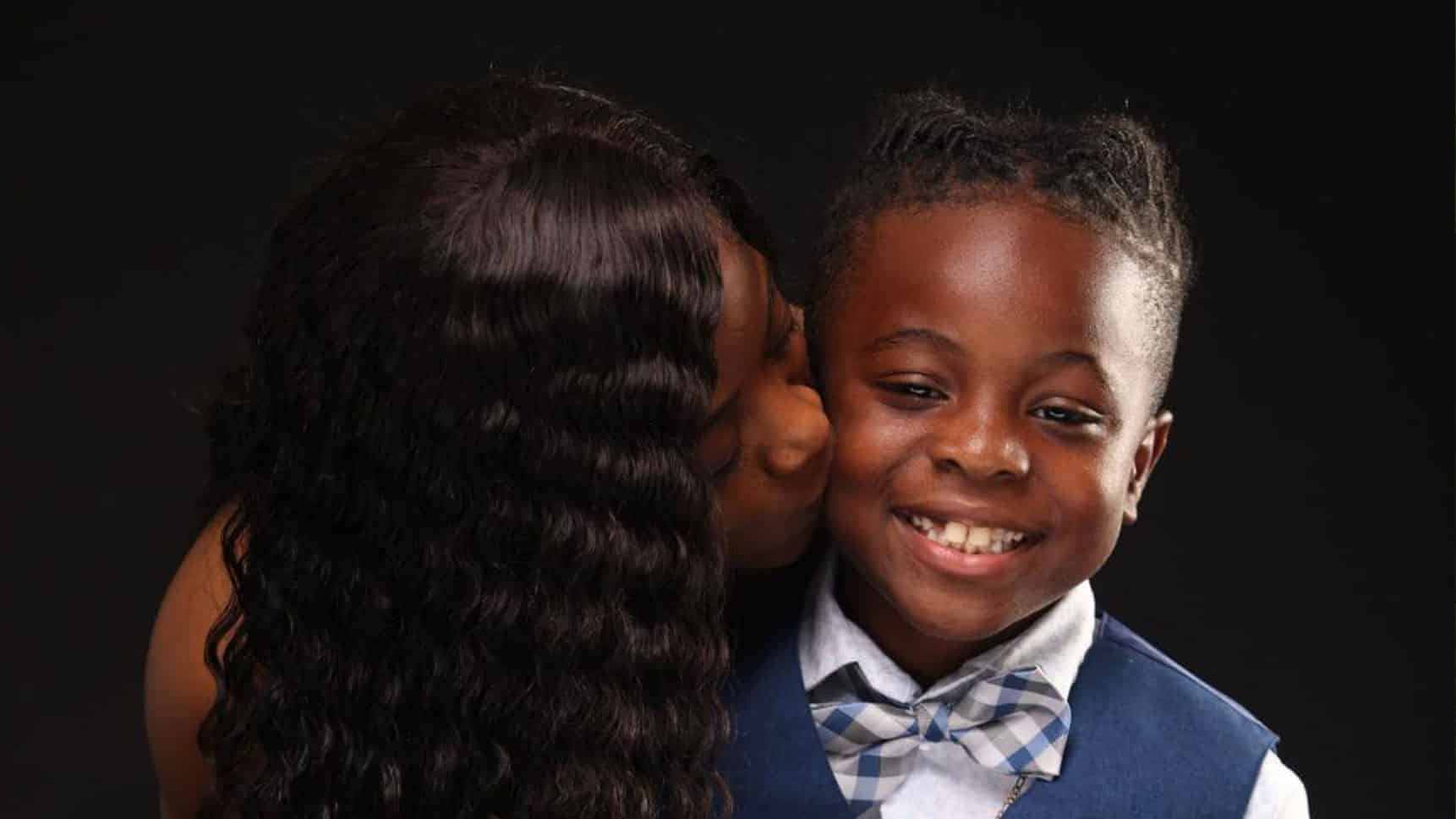 Keira Smith & Malik Dulaney mother-son date 2022