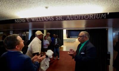 The new Ardis T. Williams Auditorium unveiling. Photo by David Day