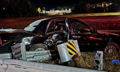 single vehilce accident on I-20