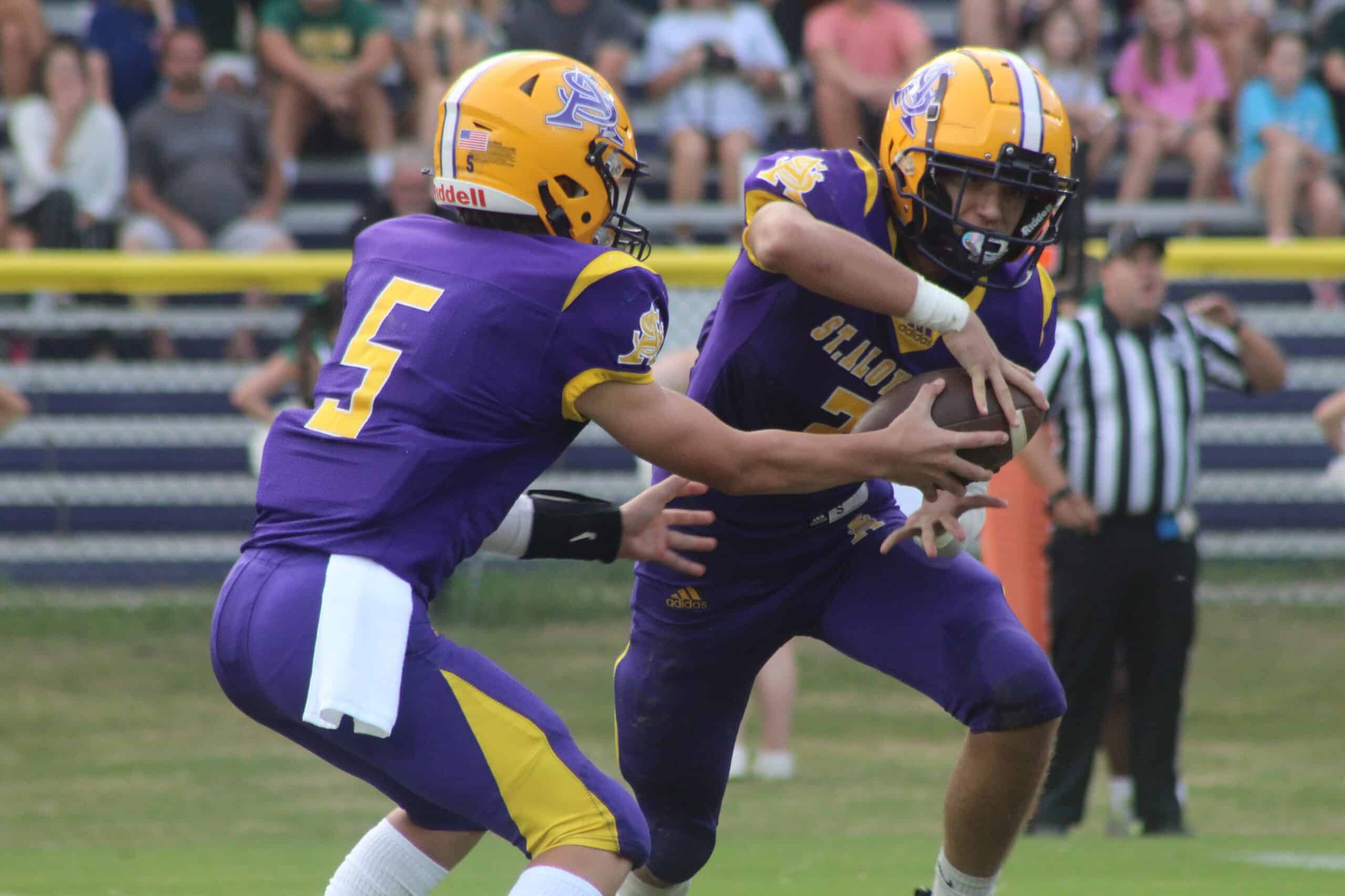 St. Aloysius Junior High football team loss to Central Hinds