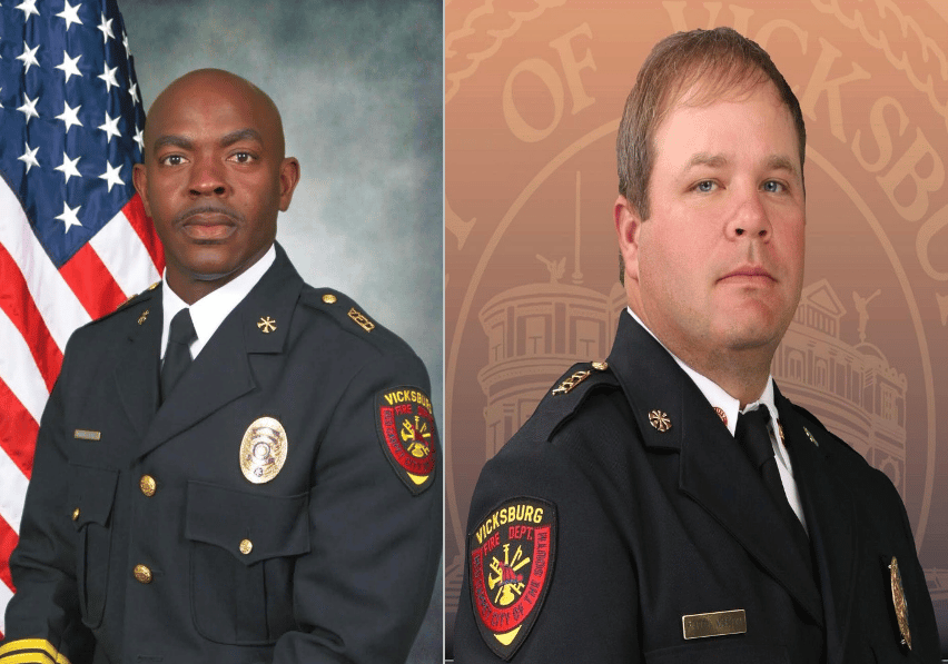 vicksburg fire chief derrick stamps