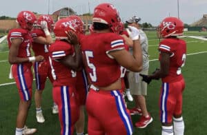 Two WC football players good performance