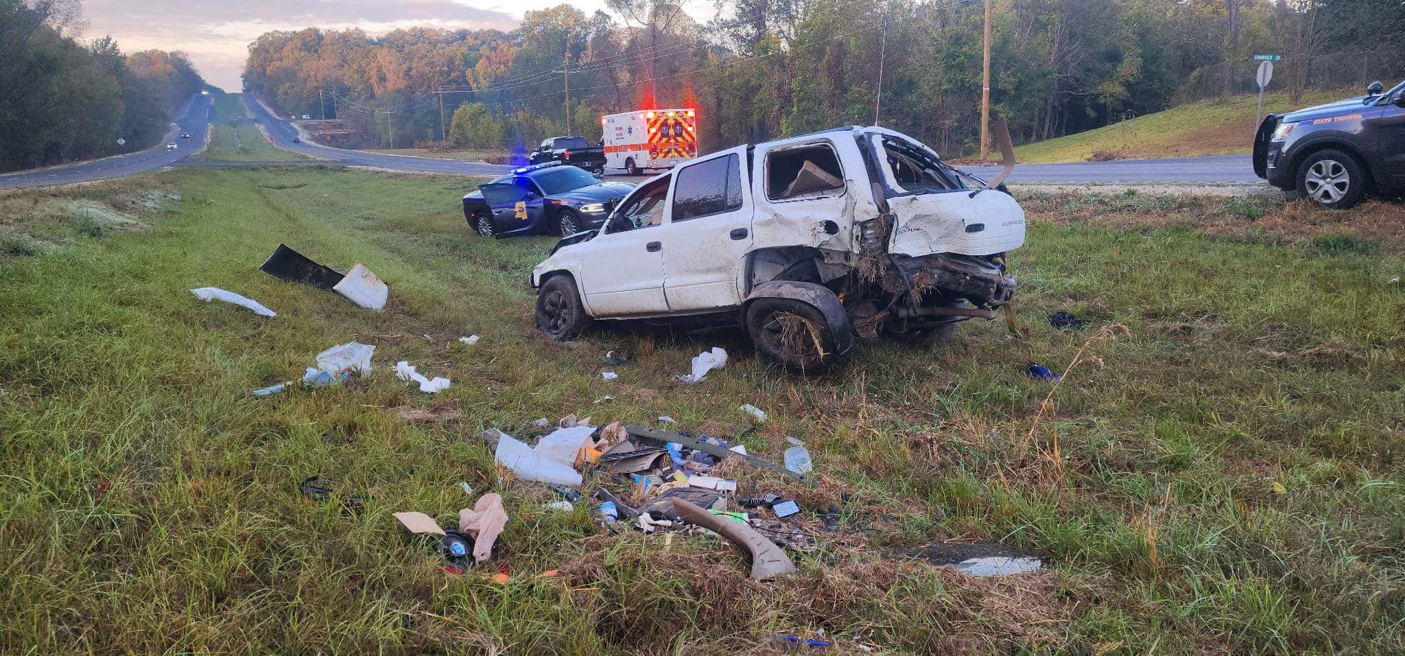 rollover wreck crash