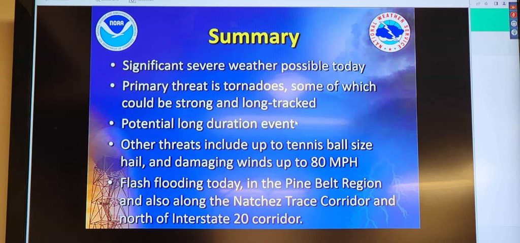 Severe weather vicksburg