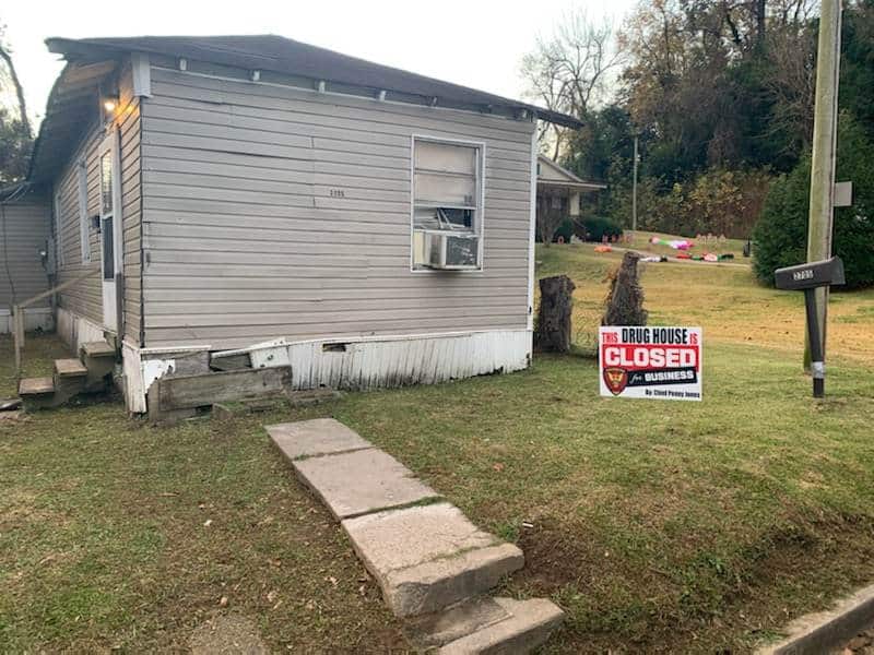 drug buys house closed