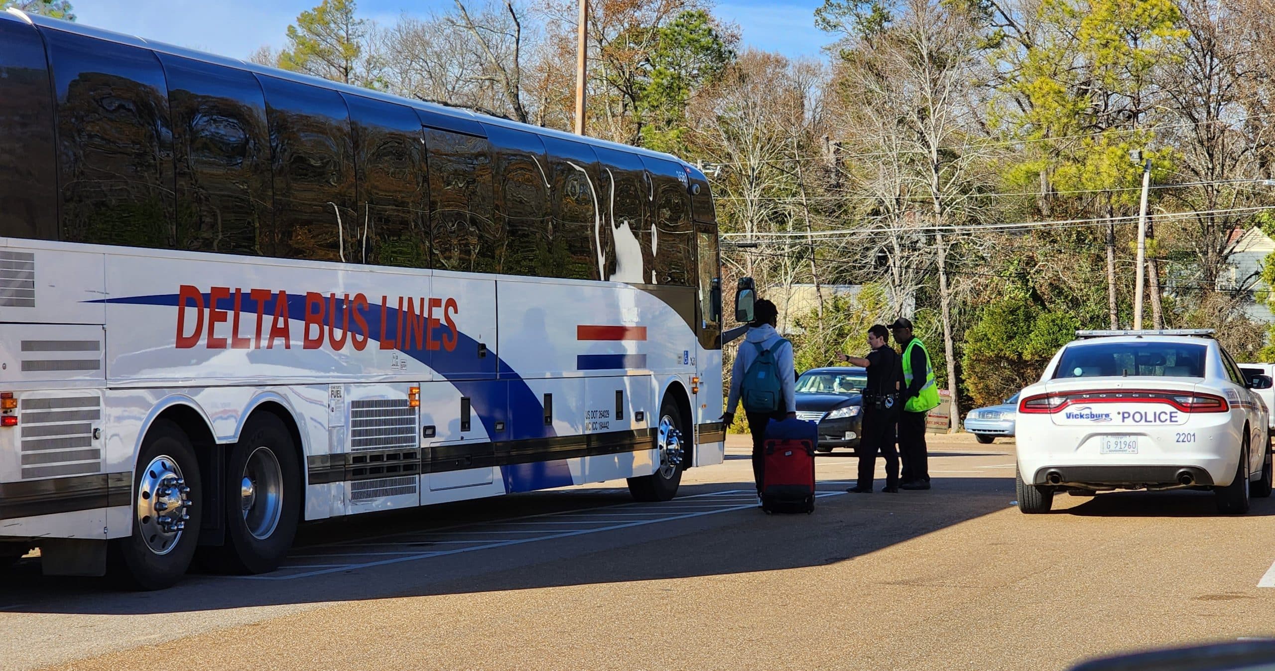 Numerous call to greyhound dropoff