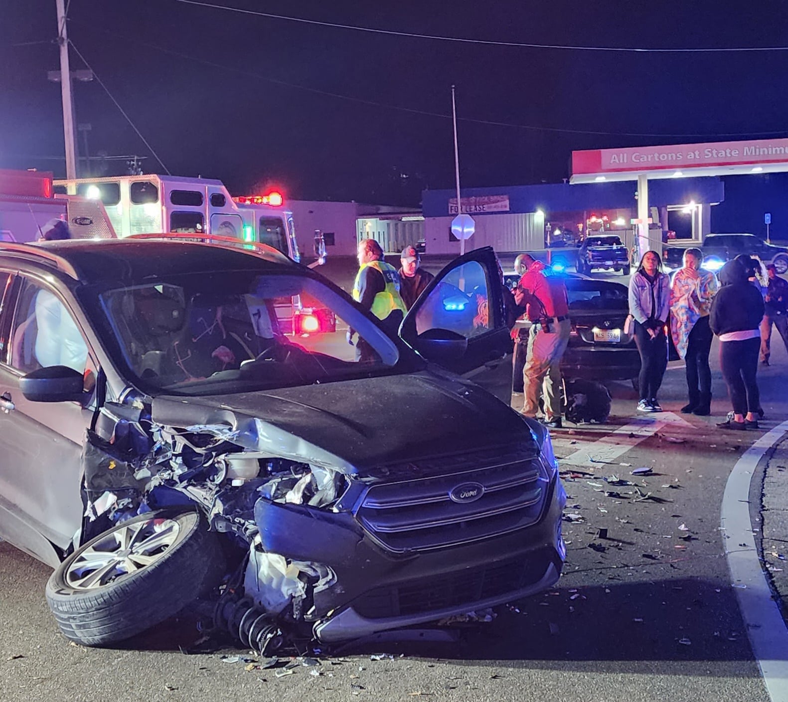 One in custoday collision