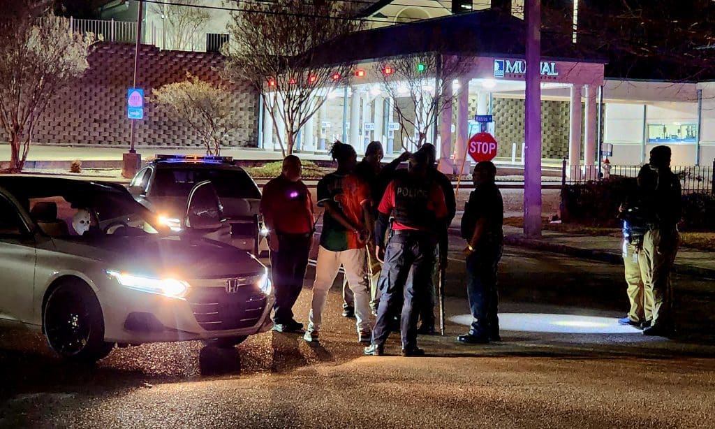 fight at police station