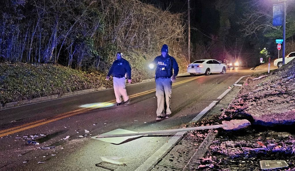 2nd wreck Halls Ferry