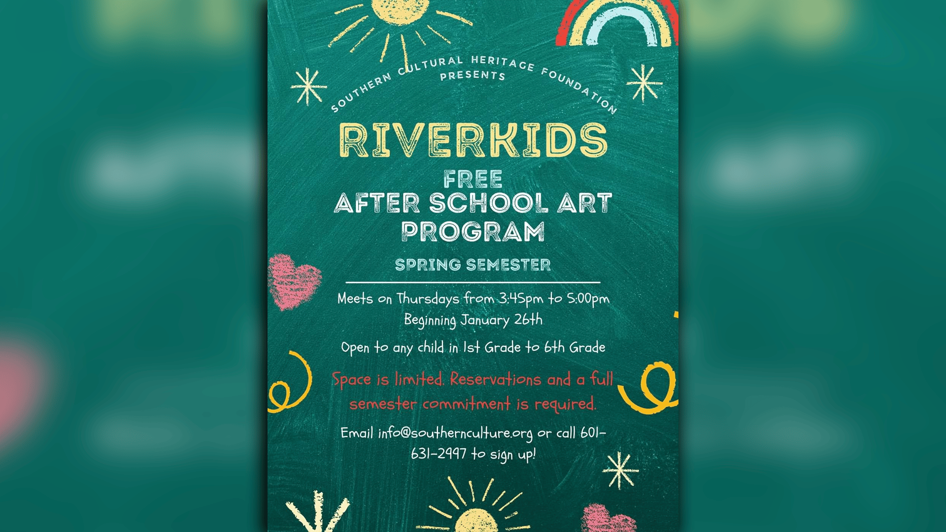 riverkids after school art program