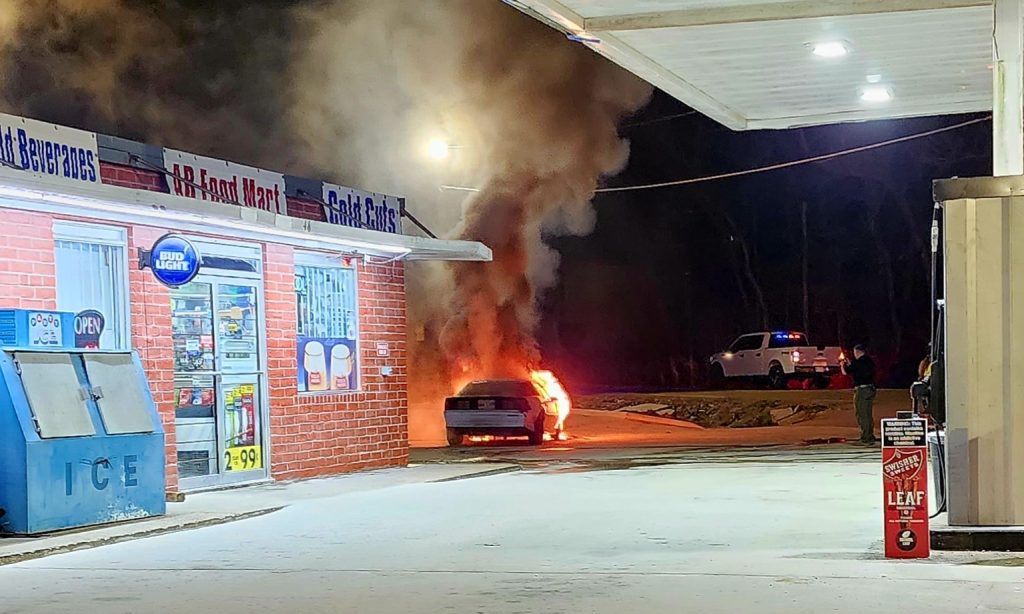 vehicle fire gibson