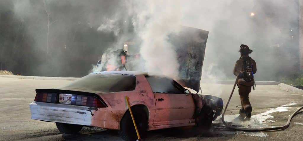 vehicle fire gibson