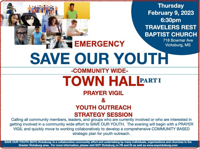 save our youth vicksburg