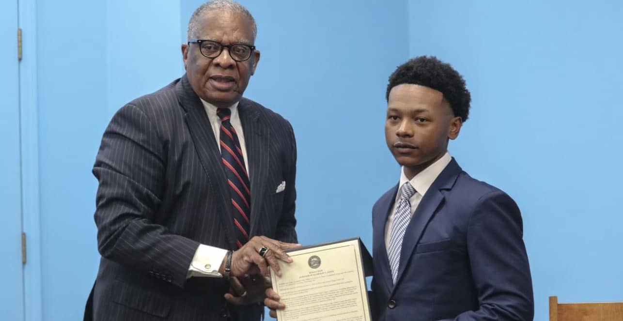 Kameron Jones honored in vicksburg