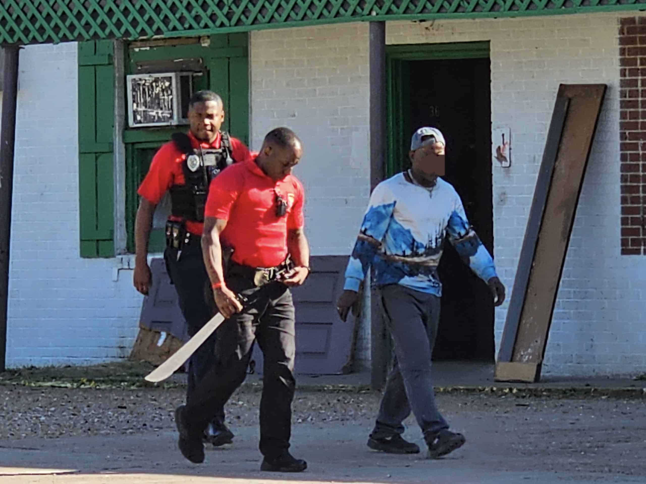 machete domestic dispute