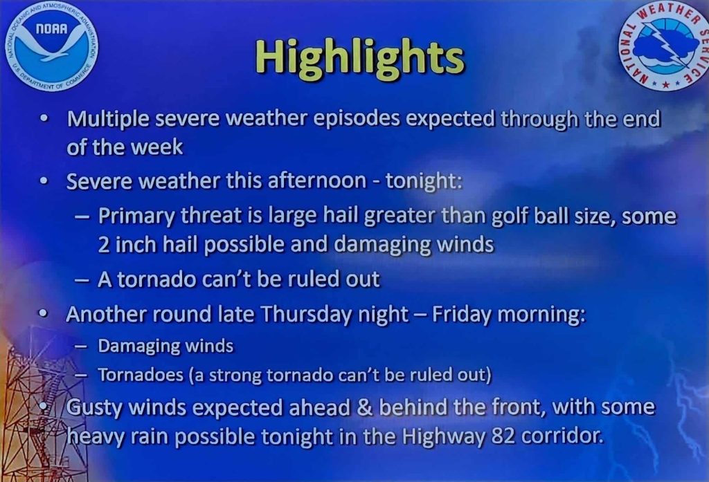 weather highlights