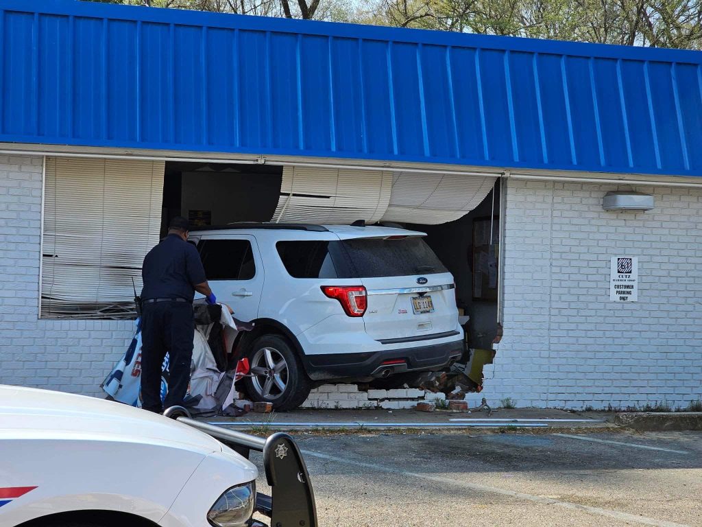 Vehicle crash divine donuts