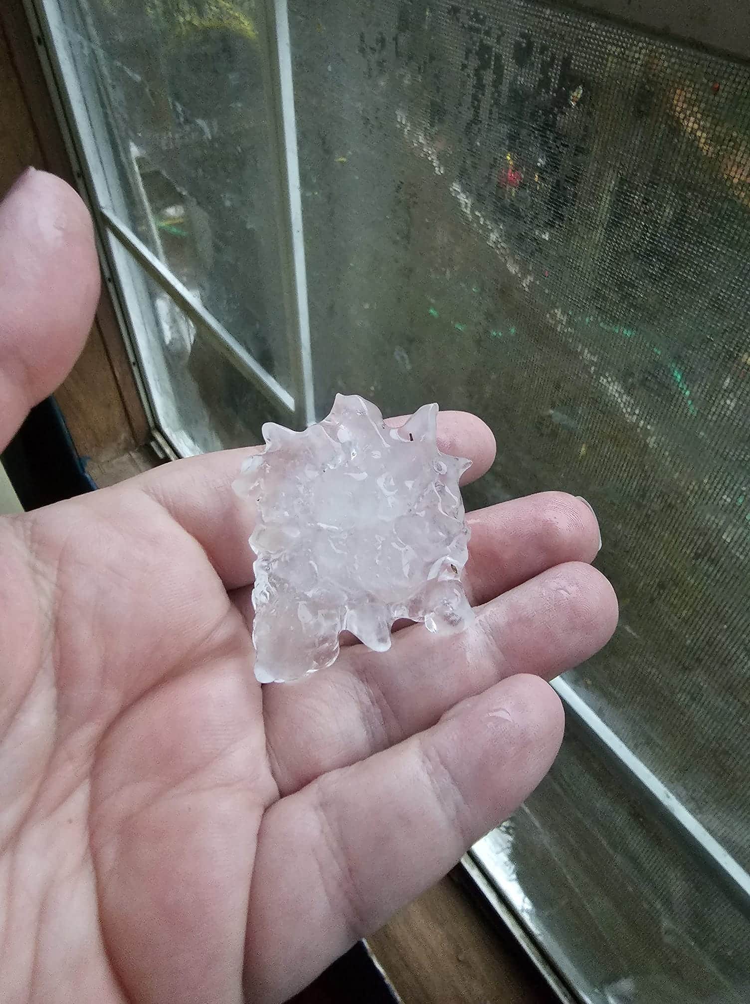 power outage hail