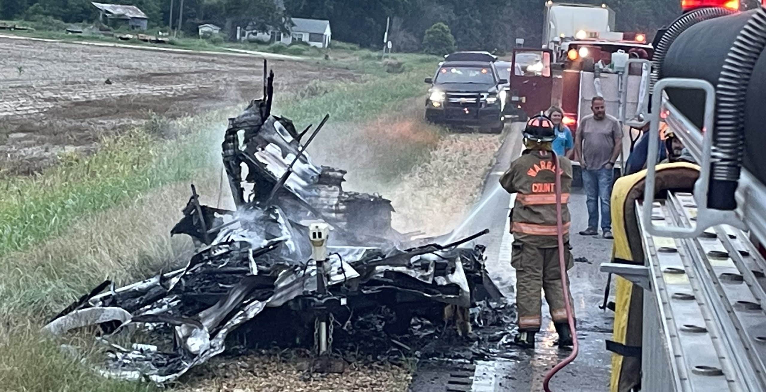 Camper fire