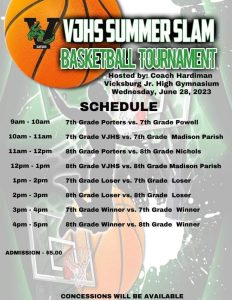 VJHS basketball