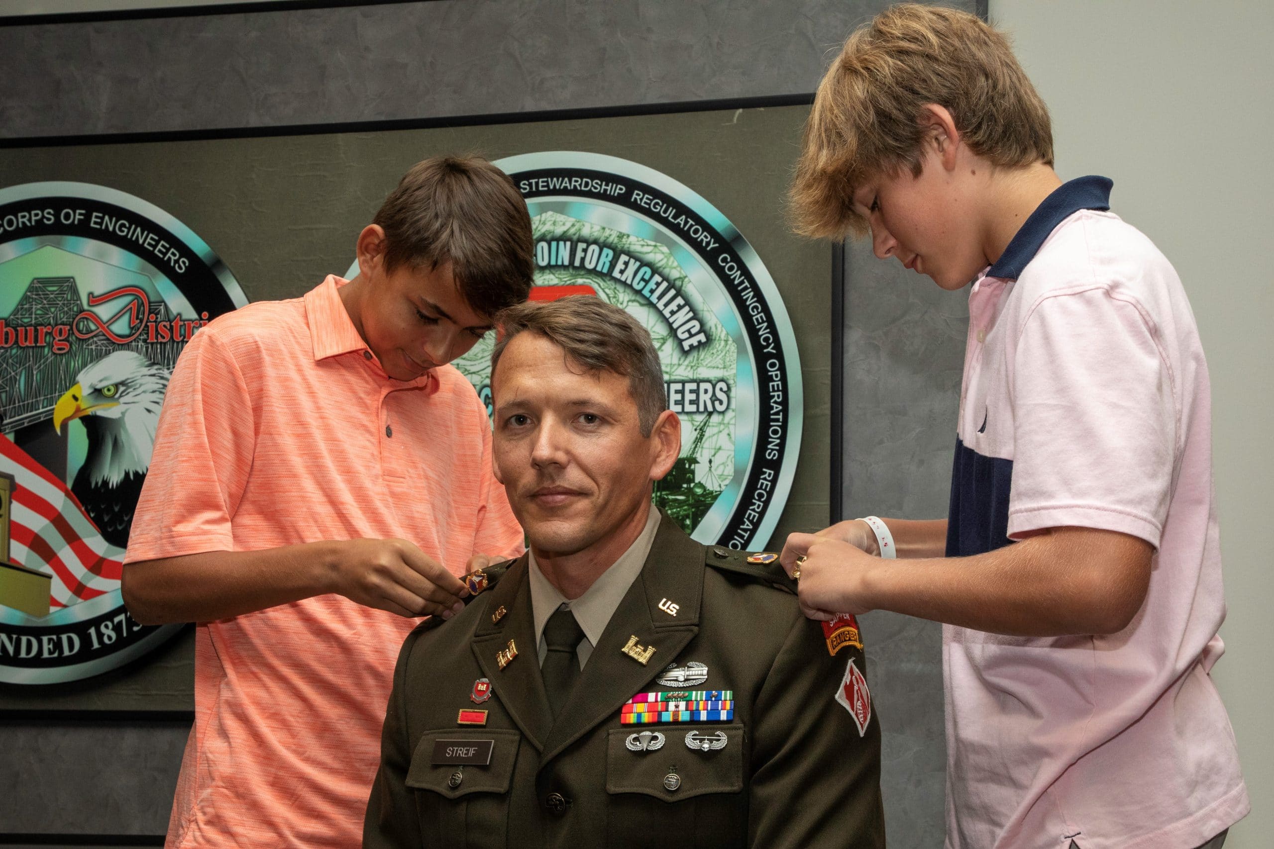 Maj. Russell “Rocky” Streif promotion