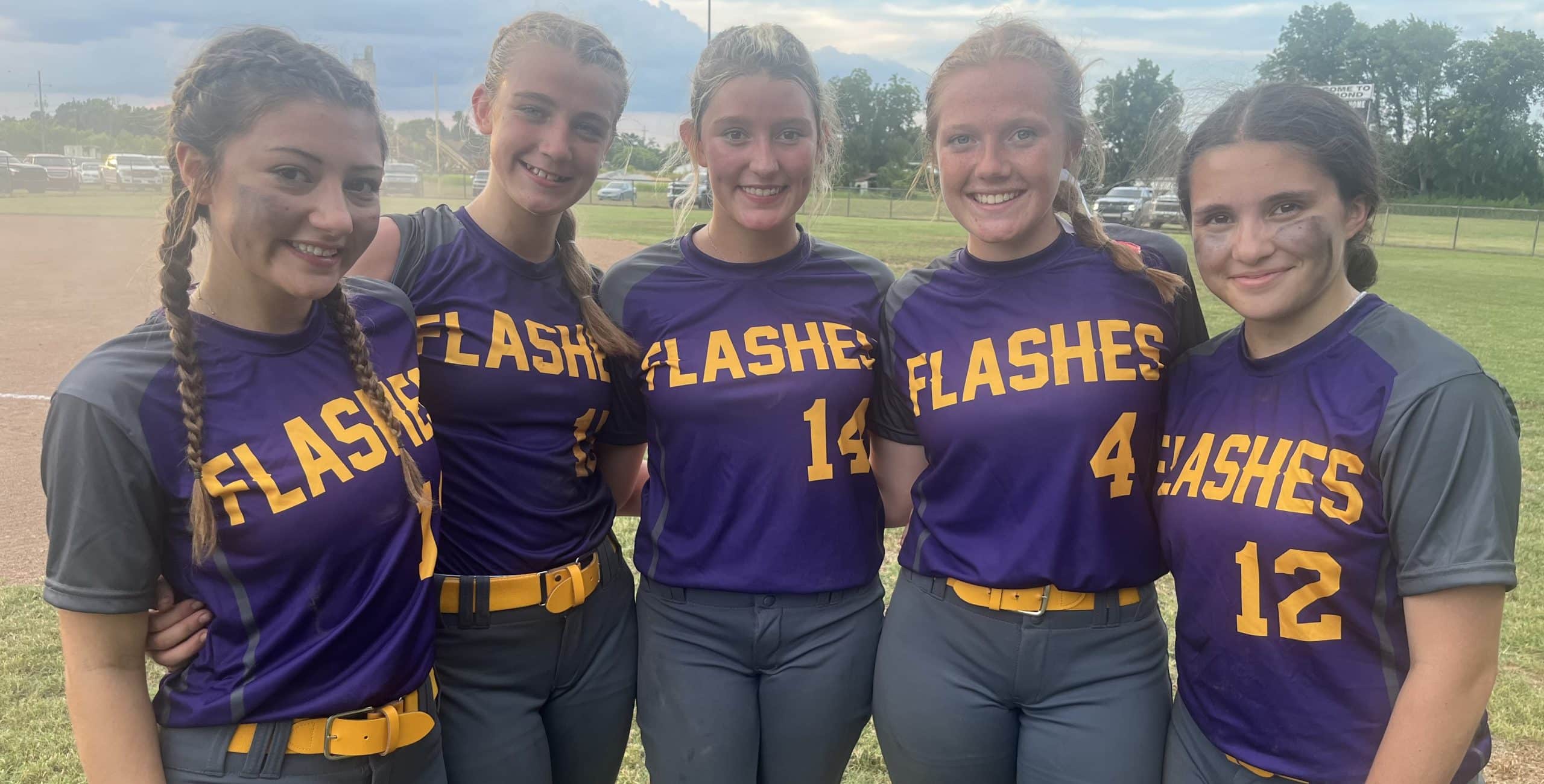 St. Aloysius softball players