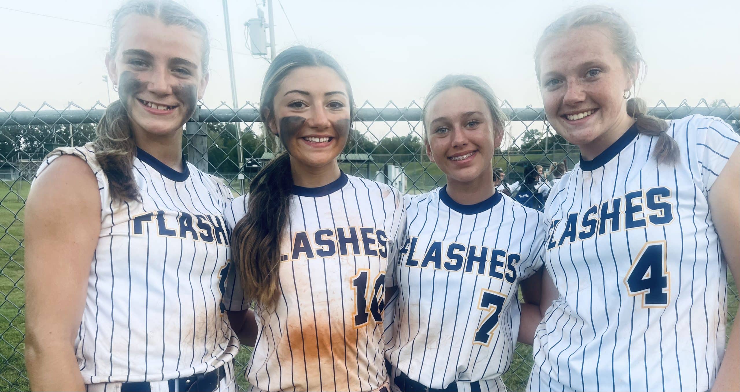 Megan Theriot, Lili Perniciaro, Madelyn Kavanaugh and Maddy McSherry