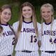 Flashes softball players