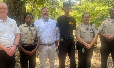 Sheriff Martin Pace and Deputy T’onna Sims, Tax Accessor Ben Luckett, Deputies Joseph Stubbs and John Henry.