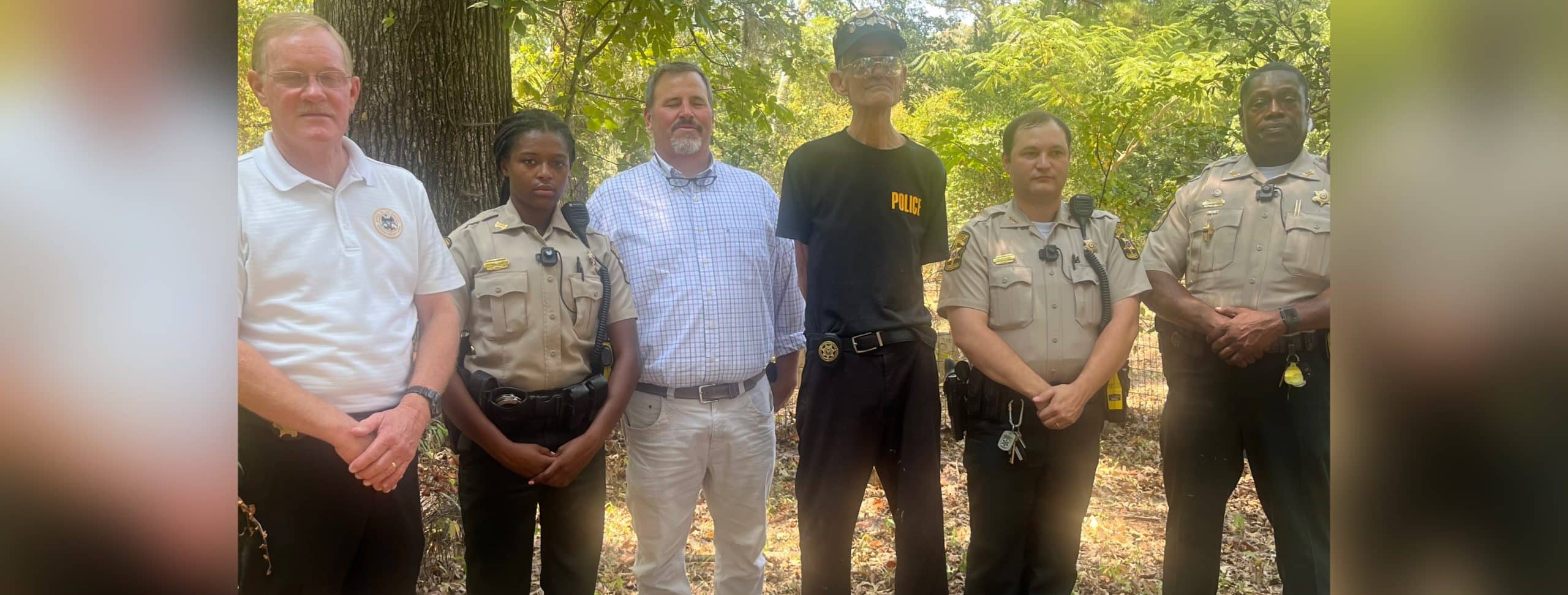 Sheriff Martin Pace and Deputy T’onna Sims, Tax Accessor Ben Luckett, Deputies Joseph Stubbs and John Henry.