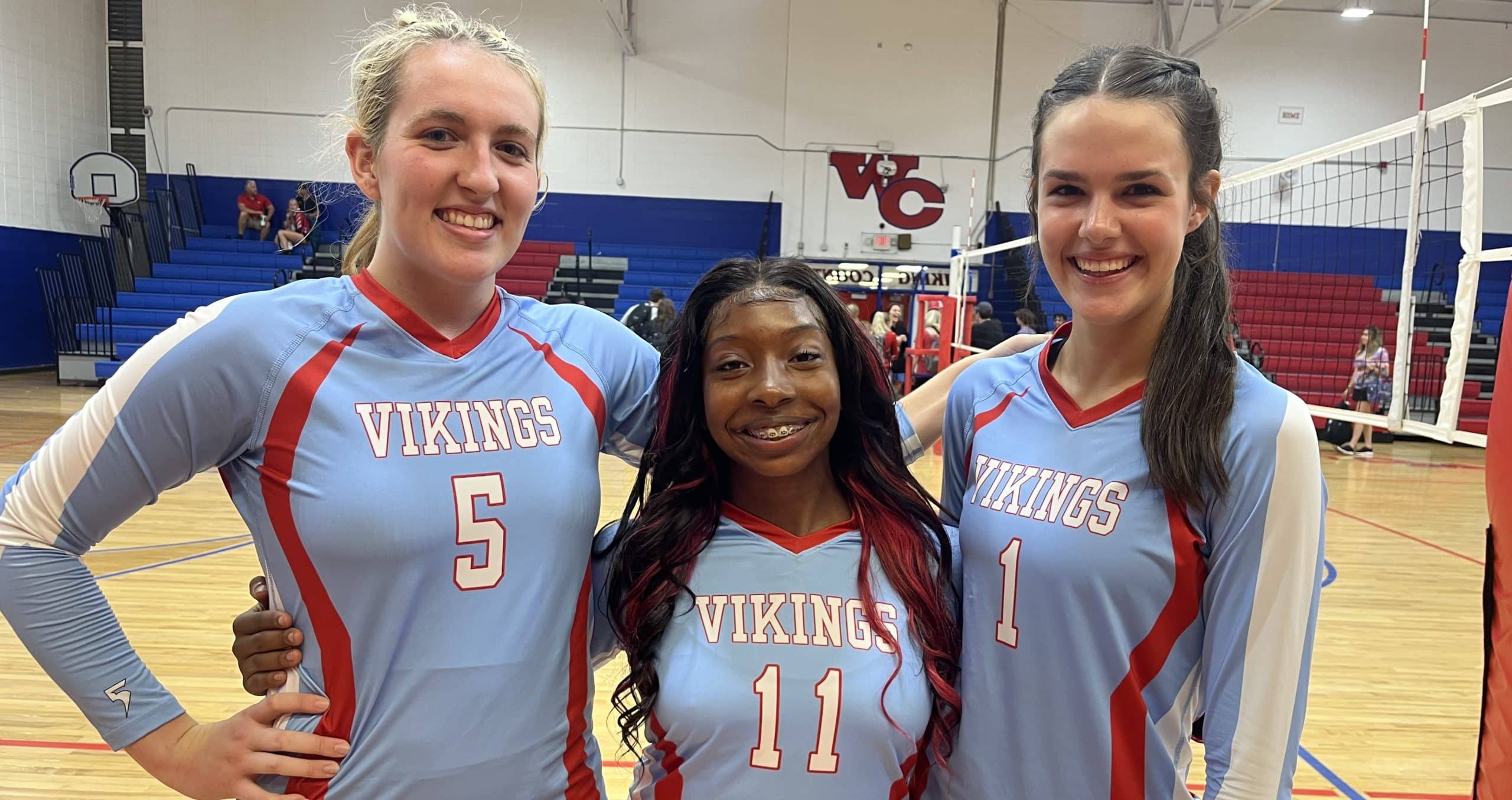 Ellie Henderson, Tabreai Davis and Melissa Herrle