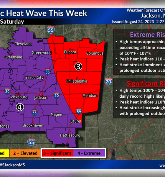 historic heat wave graphic