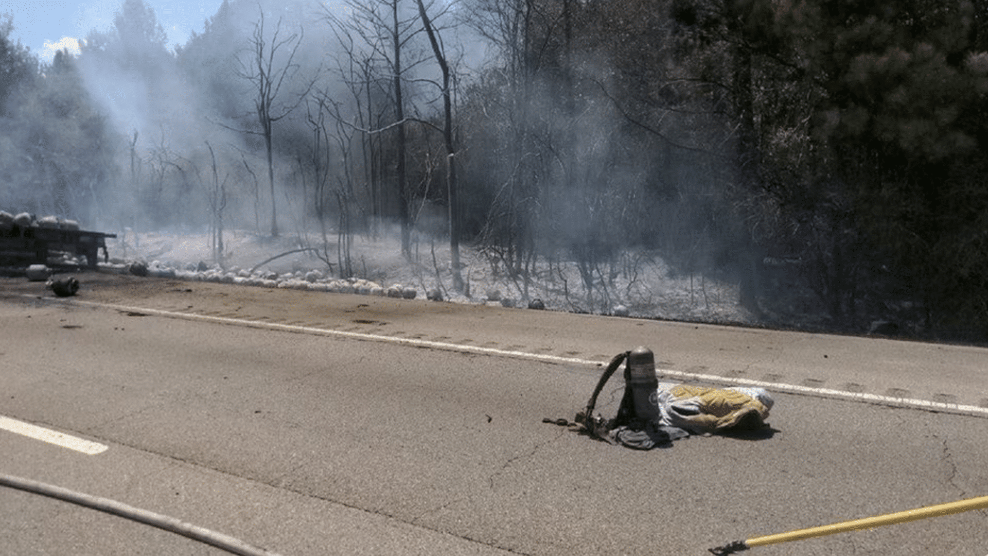 Interstate 59 propane bottle explosion