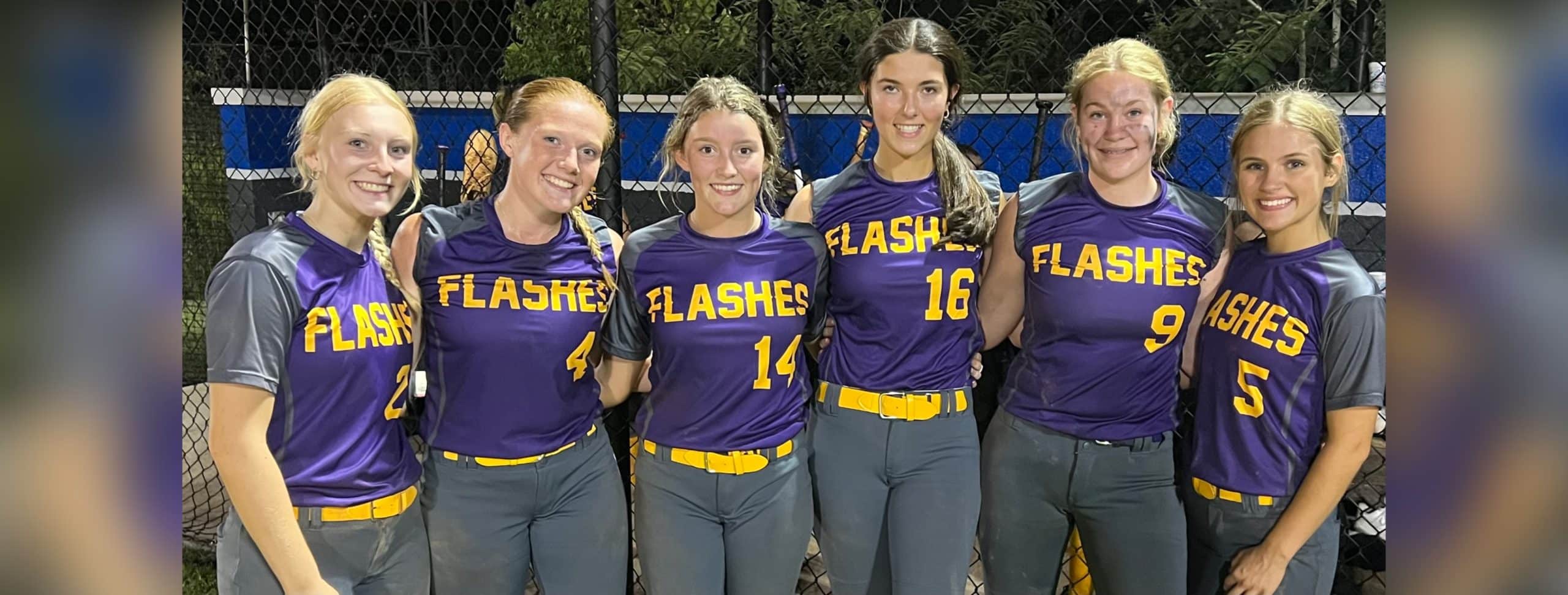 St. Aloysius softball players