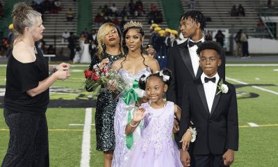 Assistant Principal Stacey Vaughn, Principal Dr. LaToya Allen, Jakayla Brooks, Den’keis Moore Jennifer Wilbur Clay and Tayden Brooks