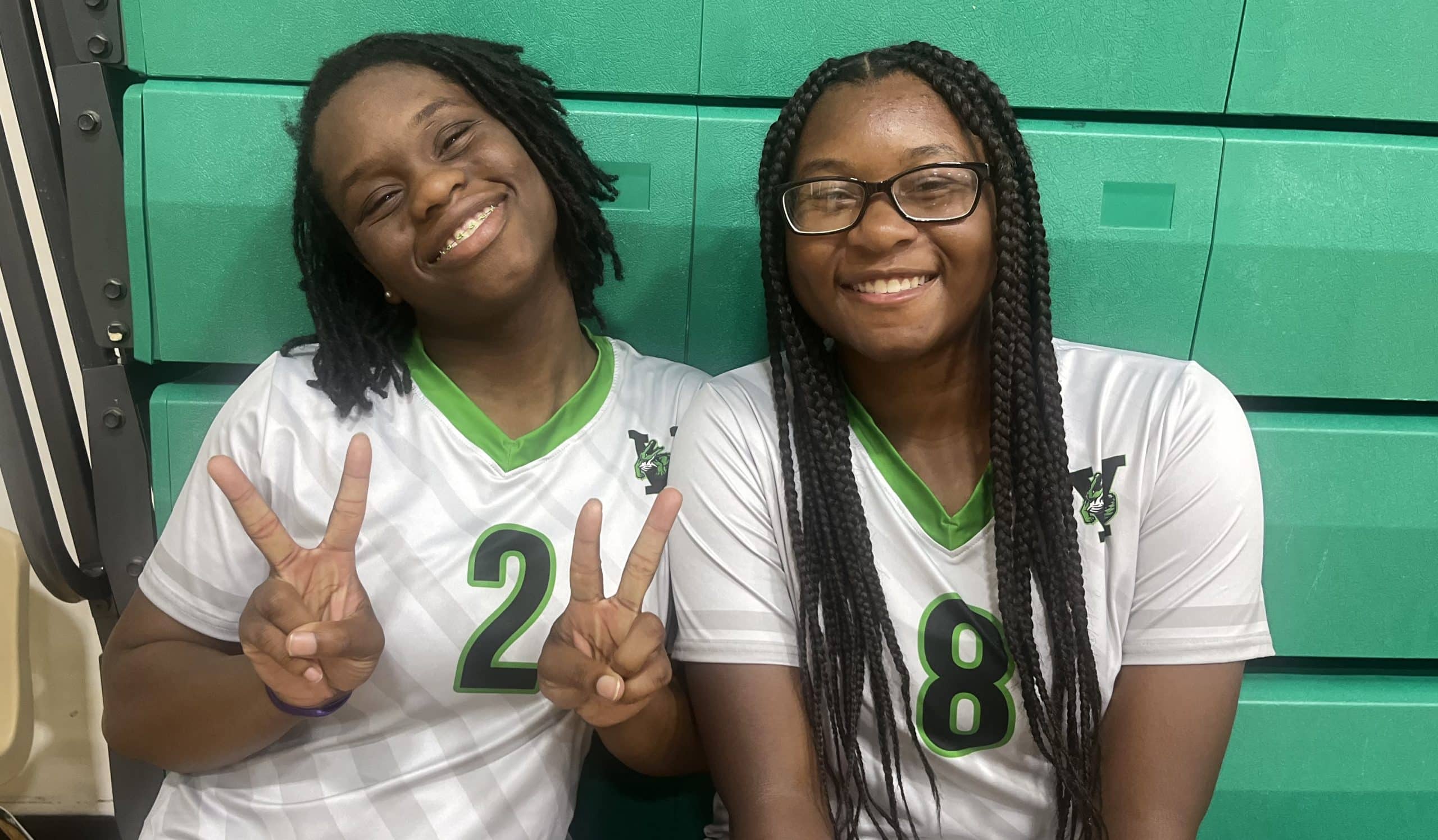 Saudia Stewart and Jordan Grace
