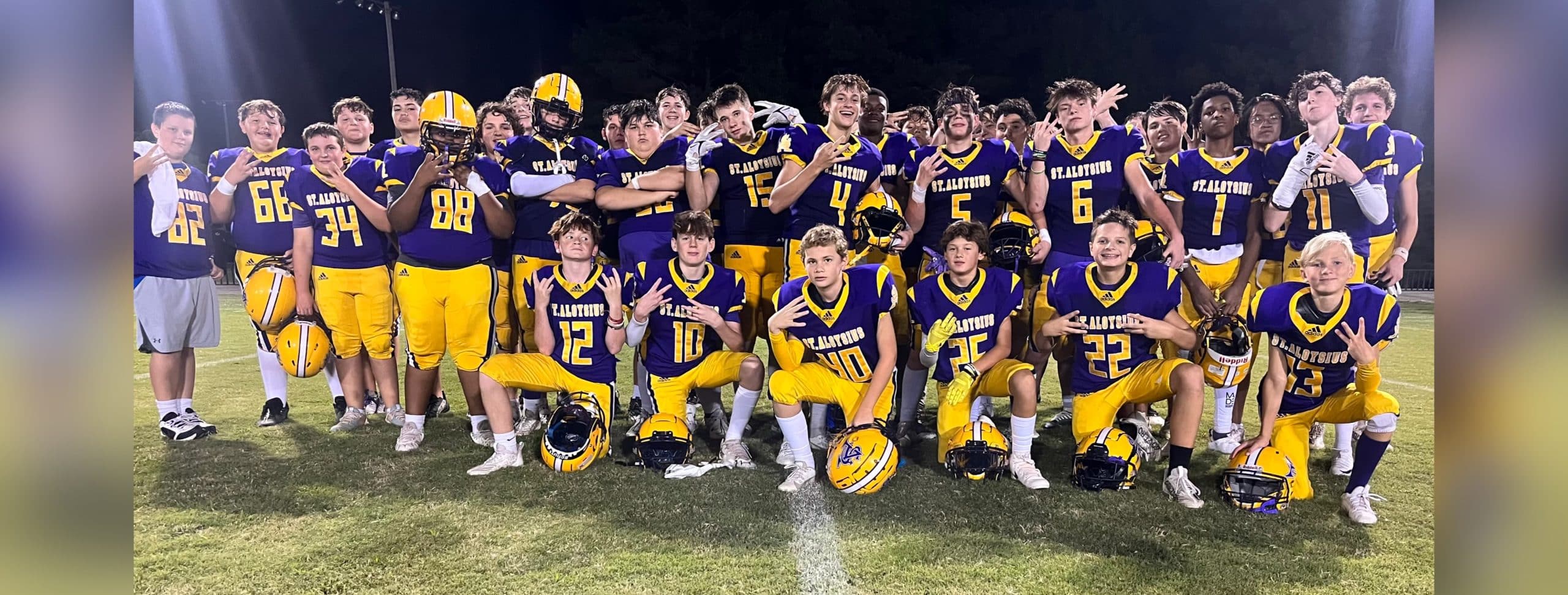 St. Aloysius Junior High football team