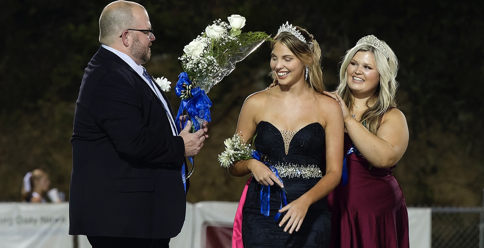 Chris Williams, Chelsea Fuller and Taylor Palmer
