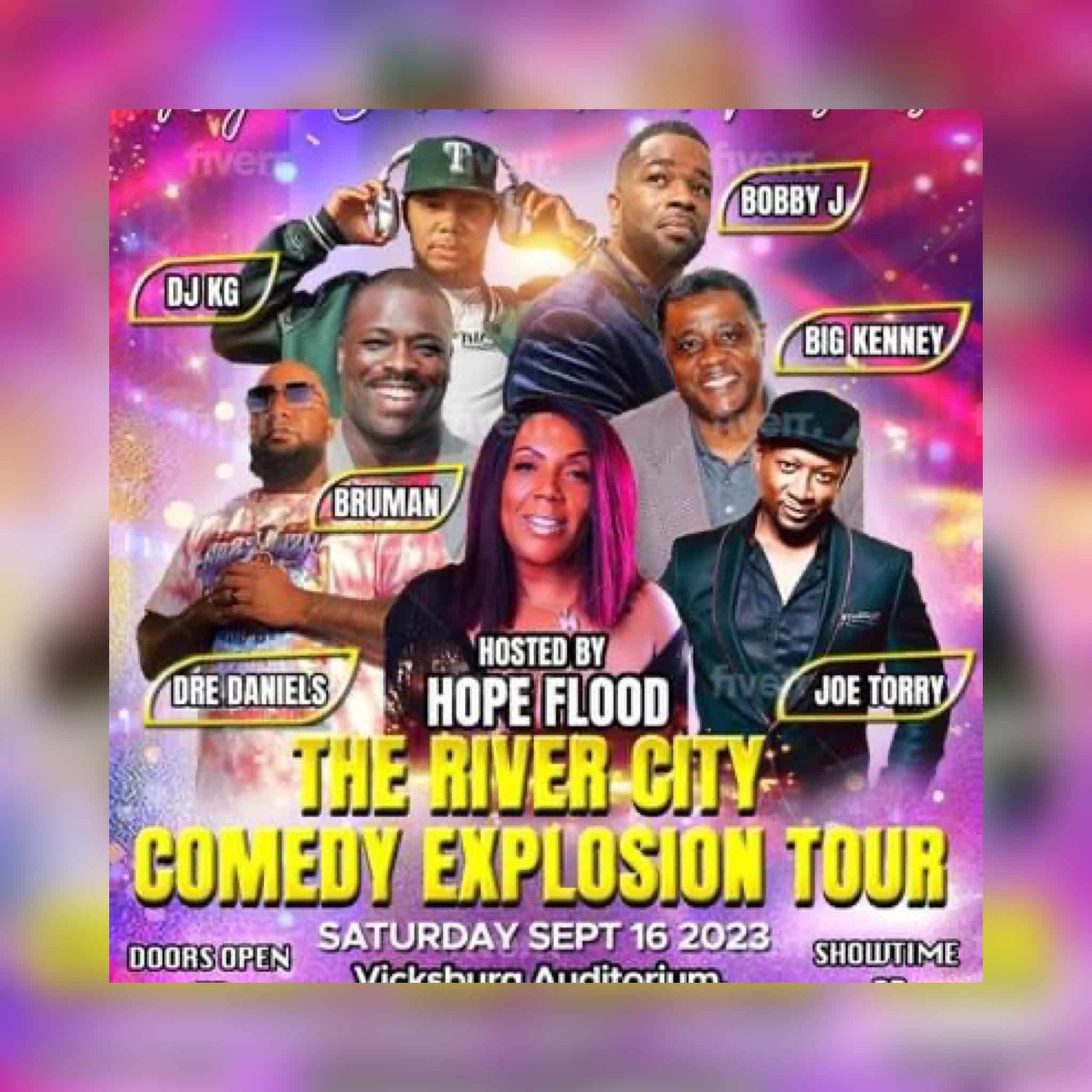 Comedy tour flyer
