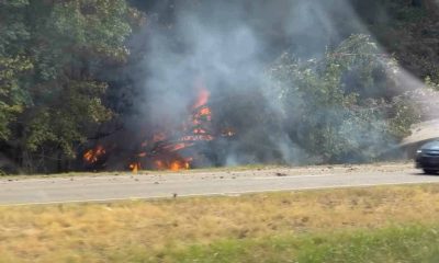 18 wheeler burned