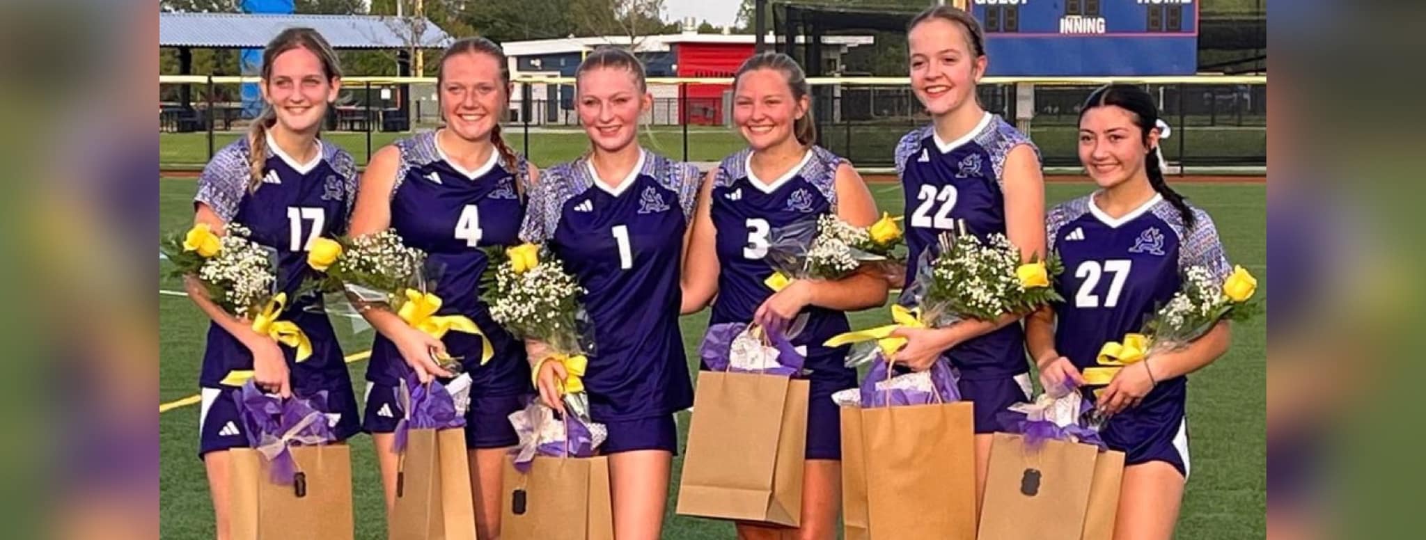 Natalie Hendon, Maddy McSherry, Kennedy May, Nacy Clement and Lili Perniciaro