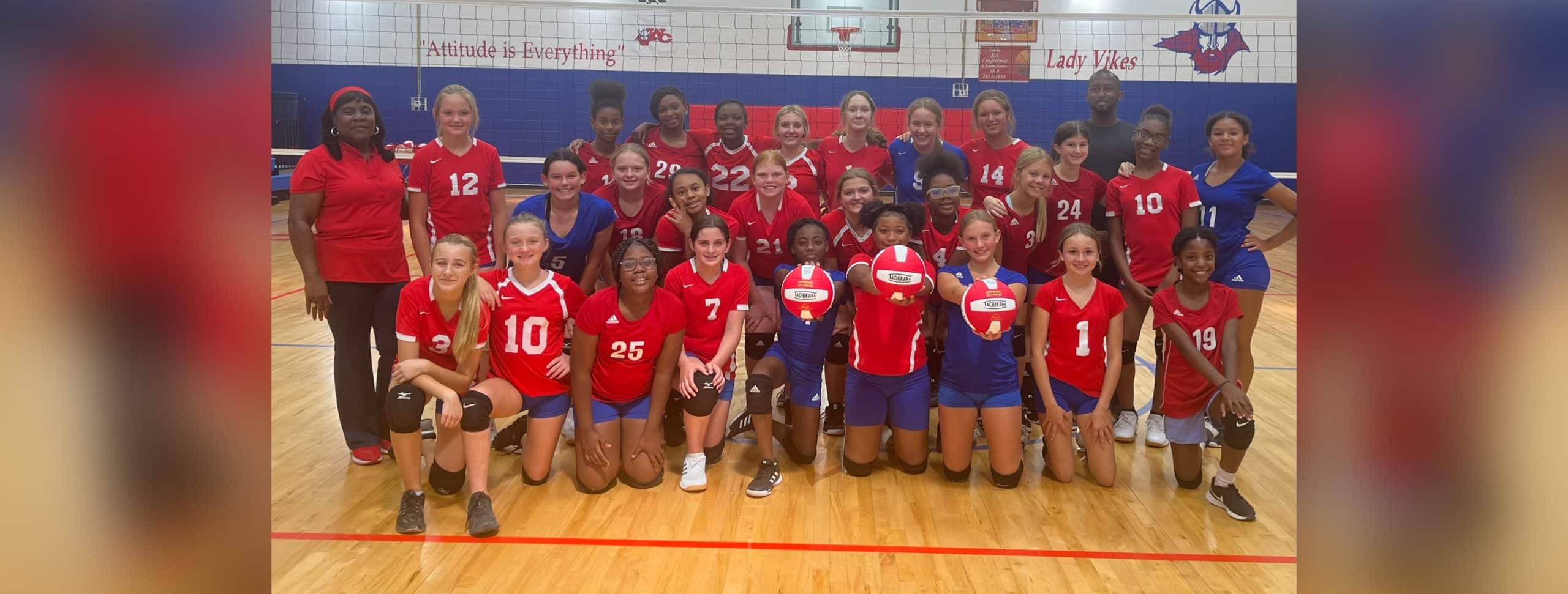WCJHS volleyball team