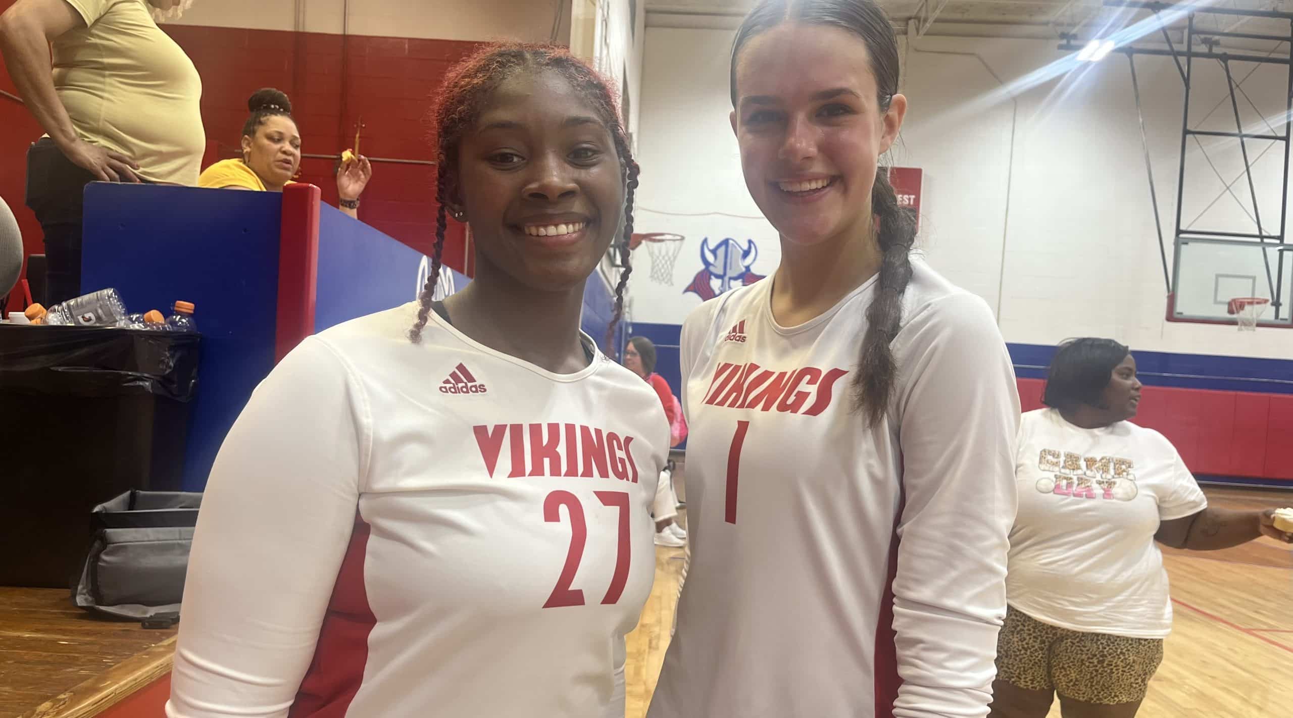 Calise Henyard and Melissa Herrle
