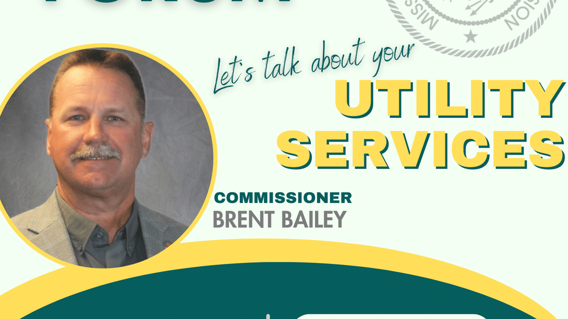 utility service forum flyer